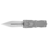 Microtech DIRAC DELTA D/E STONEWASH STANDARD NATURAL CLEAR 227-10NC - KNIFESTOCK