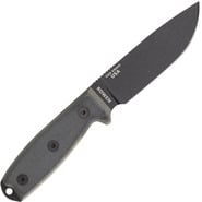 ESEE Knives ESEE-4P-MB-B Plain Edge, Black Sheath, MOLLE Back and Clip Plate - KNIFESTOCK