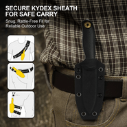 Kizer Drop Bear Fix 3 14C28N Micarta - KNIFESTOCK