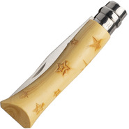 Opinel VRI N°07 Inox Nature Motív Csillagok 254235 - KNIFESTOCK