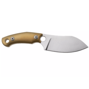 Giant Mouse GMF1-XL Alamă Milled / Lamă Satin Elmax / Teacă din Piele Burgundă - KNIFESTOCK
