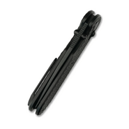 GEO Knife Ethereal Cutter Black DLC M390 Blade Black DLC Ti - KNIFESTOCK