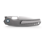 Vosteed Psyop Elmax Satin Gray Titanium A2202 - KNIFESTOCK