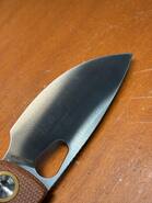 Vosteed Porcupine 14C28N Satin Braun Micarta A2604 - KNIFESTOCK
