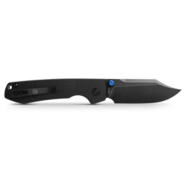 Vosteed Raccoon(TLL&amp;Bowie Blade) 14C28N Black Stonewash Black Micarta A2910 - KNIFESTOCK