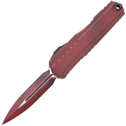 Microtech CYPHER II D/E STANDARD WEATHERED CRIMSON 1242-1WCM - KNIFESTOCK