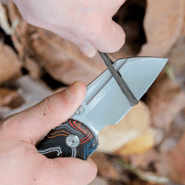 Vosteed Hedgehog S35VN Satin &amp; Brushed Magpie+GT-Mascus A1307 - KNIFESTOCK
