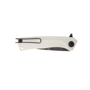 ANV KNIVES Z100 BB DLC Black / Plain edge, G10 White / Liner Lock ANVZ100-068 - KNIFESTOCK