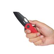 KUBEY Duroc Liner Lock Flipper Small Pocket Folding Knife Red G10 Handle KU332F - KNIFESTOCK