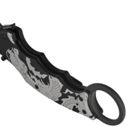 Fox Fox THE SPIRIT taittuva karambit, terä ruostumaton teräs N690Co black idroglide - KNIFESTOCK
