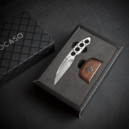 Ocaso Duo Desk Knife Wharncliffe w/stand 80DKW - KNIFESTOCK