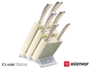 Wusthof CLASSIC IKON Créme 6 darabos blokk készlet - KNIFESTOCK