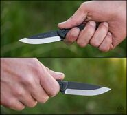 TOPS KNIVES Mini Scandi Couteau Vert/Noir G-10 MSK-GB - KNIFESTOCK