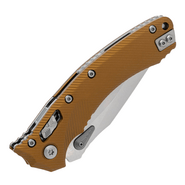 Microtech Amphibian® - RAM-LOK™ S/E Fluted Tan Stonewash Standard 137RL-10FLTA - KNIFESTOCK