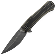 Tenable Knives Kratos Blackwash Nitro-V Black &amp; Green G10 - KNIFESTOCK