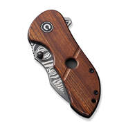 CIVIVI Gordo Guibourtia Wood Handle Damascus Blade C22018C-DS1 - KNIFESTOCK
