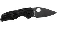 Spyderco Lil Native Black Lightweight Black Blade Reveal 14 C230PBBK - KNIFESTOCK