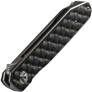 COUTEAU PLIANT BLACK FOX RELOADED MANCHE G10 NOIR LAME SATINÉE 440C - KNIFESTOCK