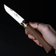 OLD BEAR® XL - STAINLESS STEEL, WALNUT HANDLE, SERRATED BLADE 9337/23_LN - KNIFESTOCK