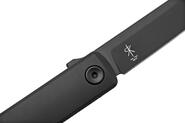 Fox Knives FOX CHNOPS FOLDING KNIFE STAINLESS STEEL BECUT TOP SHIELD BLADE,ALUMINIUM BLACK HANDLE FX - KNIFESTOCK