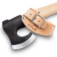 ROSELLI Axe, short handle,GB with sharpening stone R860P - KNIFESTOCK