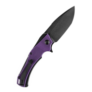 Kansept Mini Hellx Black TiCn Coated D2 Purple G10 T2008A6 - KNIFESTOCK