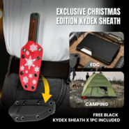 Kizer Smolt | Nitro-V | G10 &amp; Mkurut | 1063A5 | Édition Limitée de Noël - KNIFESTOCK
