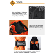Magforce Rain Cover M Orange #MP9903O - KNIFESTOCK