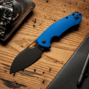 Giant Mouse ACE Biblio-XL Blue G10 / PVD Vanadis 4E BIBLIO-XL-BLUE-G10 - KNIFESTOCK