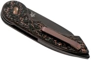 Fox Knives Radius FX-550 CFB Copper Carbon fibre Black pocket knife - KNIFESTOCK