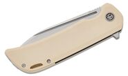 Petrified Fish PFB05 Tunny Satin 14C28N White G10 PFB05WS - KNIFESTOCK