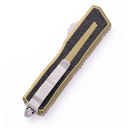 Microtech SCARAB II GEN III D/E APOCALYPTIC PART SERRATE OD GREEN 1280-11APOD - KNIFESTOCK