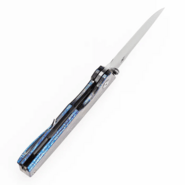 Kansept Chimera Stonewashed CPM S35VN Titanium with Lightning Strike Finish - KNIFESTOCK