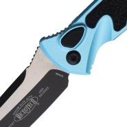 Microtech SOCOM ELITE T/E-AUTO BLACK STANDARD TURQ 161A-1TQ - KNIFESTOCK