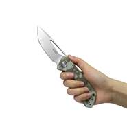 KUBEY Thalia Front Flipper EDC Pocket Folding Knife Camo G10 Handle KU331I - KNIFESTOCK