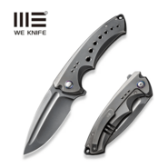 We Knife Nexusia Polished Gray Titanium HandlePolished Gray CPM 20CV BladeFrame LockLimited Editi - KNIFESTOCK