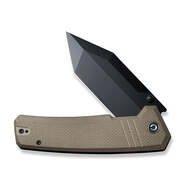 CIVIVI Bhaltair Tan Coarse G10 Handle Black 14C28N Blade C23024-2 - KNIFESTOCK