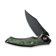 We Knife Orpheus Bronze / Black Titanium Integral Handle With Jungle Wear Fat Carbon Fiber Inlay WE2 - KNIFESTOCK