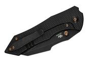 WE High-Fin XL Gavko Knives Titanium Handle Black Stonewashed CPM 20CV Framelock WE24010-1 - KNIFESTOCK