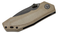 Petrified Fish PFP04 Havrog Black Stonewash K110 khaki Micarta PFP04KAMDW - KNIFESTOCK