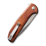 CIVIVI Primitrox Guibourtia Wood HandleSatin Finished Nitro-V BladeLiner Lock - KNIFESTOCK