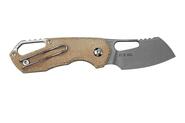 MKM ISONZO M390 Natural canvas micarta BÖHLER M390 MK FX03M-2NC - KNIFESTOCK