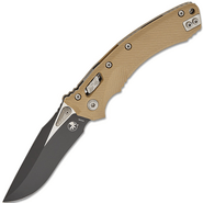 Microtech AMPHIBIAN RAM-LOK MUSTA STD G-10 TAN 137RL-1FLGTTA - KNIFESTOCK