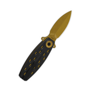 QSP Knife Beetle Pocket knife Blade:14C28N, bronze, G10, Linerlock QS162-C  - KNIFESTOCK
