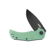 Kubey Mikkel Willumsen Design Bravo one Folding Knife Jade G10 Handle KU319C - KNIFESTOCK