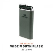 STANLEY The Easy Fill Wide Mouth Flask .23L 8oz Green - KNIFESTOCK