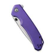 CIVIVI Brazen Purple G10 HandleBlack S/S LinerStonewashed 14C28N Blade,Drop Po - KNIFESTOCK