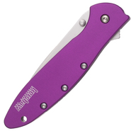 Kershaw Ken Onion LEEK Assisted Flipper Knife, Purple K-1660PUR - KNIFESTOCK