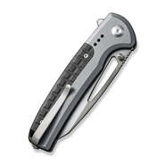 CIVIVI Sentinel Strike Gray Aluminum Handle With Black FRN Integral Spacer Stonewashed K110 Blade C2 - KNIFESTOCK