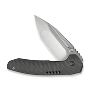 WE Knife Micro Trogon Tiger Stripe Pattern Flamed Titanium HandleSatin Finished Bohler M390 Blade - KNIFESTOCK